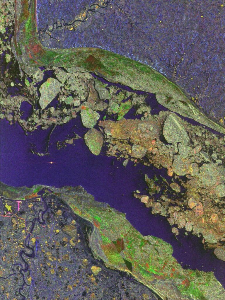 Permafrost Thaw Measurements Refine Estimates of Carbon Release cracked tundra landscape in the far north