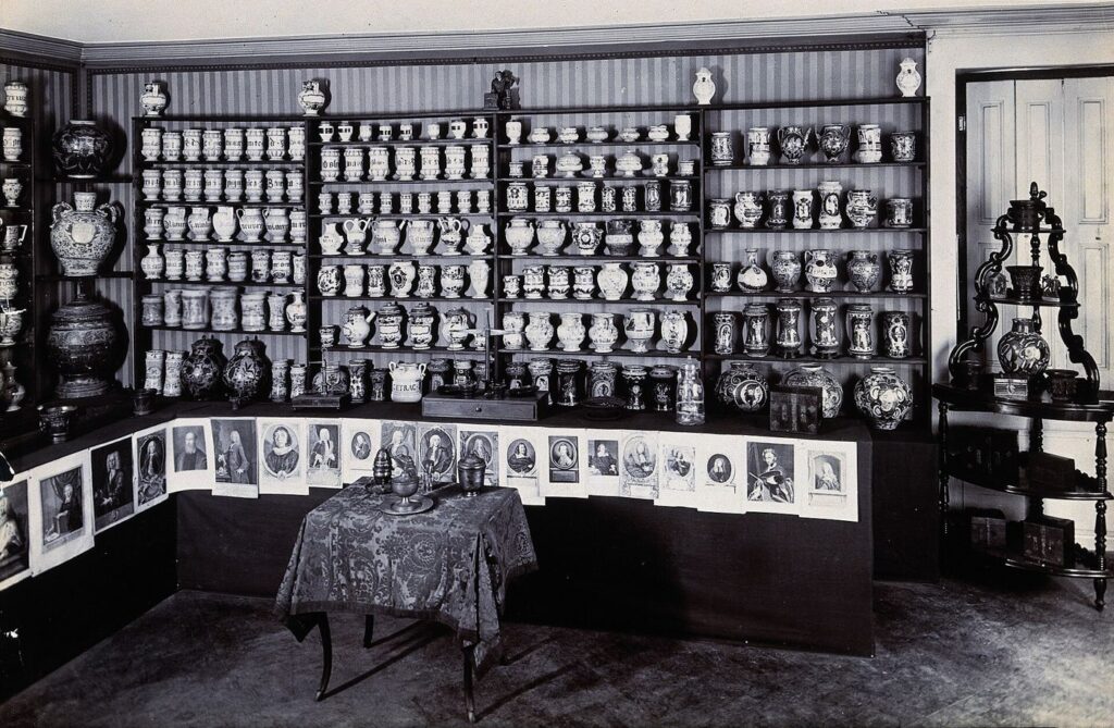 Medicines on pharmacy shelves